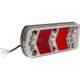Multifunkční pravé zadní LED světlo 228x40x106 mm, 12/24 V - LA45018R