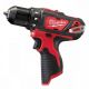 Milwaukee M12 BDD-0 AKU kompaktní vrtačka / šroubovák