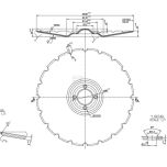 Ozubený podmítací disk 5 x 450 mm se 4 otvory na RK 98 mm (Väderstad) - 466947KR