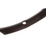 Radlice kultivátoru 195 x 40 x 6 mm otočná, zahnutá s 1 otvorem 10,5 mm