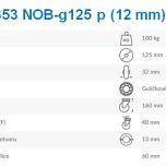  Kolo otočné 353 NOB-G125 p (12) - Technická specifikace