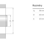 38X60X10 HMSA10 RG - Rozměrové údaje