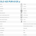 Kolo 423 PUR-G125 p - Technická specifikace