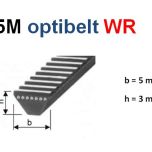 5M optibelt WR- Rozměry profilu