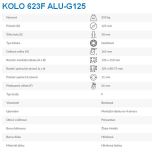 Kolo 623F ALU-G125 - Technická specifikace