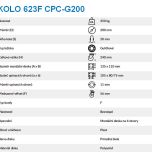 Kolo 623F CPC-G200 - Technické údaje