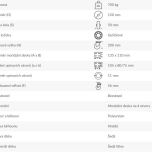 Technická specifikace kola 724 LU-G150-50-50