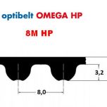 8M HP - Profil ozubení