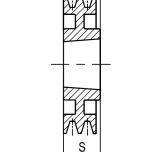 Klínová řemenice PBT 2 SPB 280  - Tvarové provedení