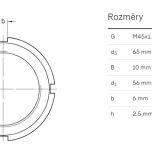 Matice KM 9 - Rozměrové údaje
