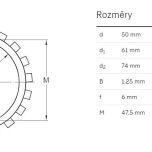 MB 10 - Rozměrové údaje