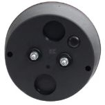 Zadní světlo levé 12/24 V, kulaté, červené/oranžové, pevná montáž, O 142 mm, Waś