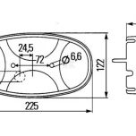 Zadní světlo Cargoluna pravé