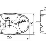 Zadní světlo Cargoluna levé