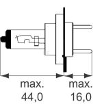 Halogenová žárovka H7, 55W 12V (3700 K)