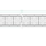 Světelná LED lišta 180 W 810,6x79,5x87 mm 15300 lm, obdélníková, 12/24 V 60 LED