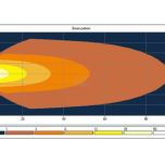 Pracovní LED světlo 40 W 145x93 mm 4500 lm, kulaté, 10/30 V širokoúhlé 4 LED