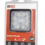 Pracovní LED světlo 24 W, 1920 lm, čtvercové, 10/30 V, 110x45x110 mm, širokoúhlé 8 LED