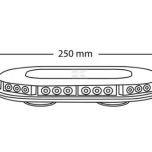 Blikající světelná LED lišta 90 W 171x37x248 mm ,12/24 V 30 LED (oranžové světlo)
