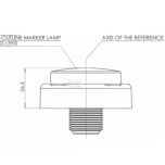 Multifunkční zadní 5pólové LED světlo, kulaté, O 140 mm (12/24 V) 