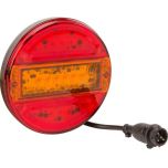 Multifunkční zadní 5pólové LED světlo, kulaté, O 140 mm (12/24 V) 