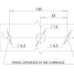 Multifunkční pravé zadní LED světlo, obdélníkové, 200,5 x 85 x 40 mm (12/24 V)