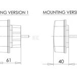 Multifunkční levé zadní LED světlo, obdélníkové, 200,5 x 85 x 40 mm (12/24 V)
