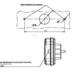 Multifunkční zadní LED světlo 236 x 104 x 61,5 mm, vysoce odolné proti nárazům (12/24 V) 