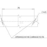 LED osvětlení registrační značky, obdélníkové 101x58,5x59,6 mm (12/24 V)