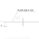 LED osvětlení registrační značky, obdélníkové 101x58,5x59,6 mm (12/24 V)