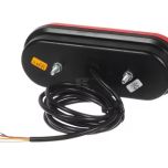 Levé zadní LED světlo 205x53,6x80 mm, 12/24 V