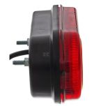 Levé zadní LED světlo 205x53,6x80 mm, 12/24 V