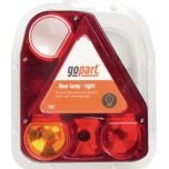 Pravé zadní LED světlo 174x54,5x206 mm, 12/24 V