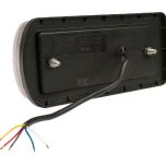 Multifunkční levé zadní LED světlo 228x40x106 mm, 12/24 V