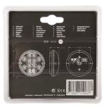 Zadní LED světlo, kulaté O 95 mm, 12/24 V