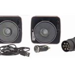 Sada magnetických bezdrátových zadních LED světel, 106 x 98 mm, 7-pin (12 V, Li-ion) 