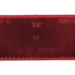 Červené obdélníkové odrazky 44x94x7 mm