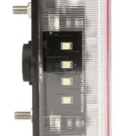 Zadní LED světlo vč. SPZ, hranaté 106 x 98 x 35 mm, 1W/ 12V