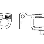Nasazovací vidlice 1-3/8" 6drážek (L24), připojení 32 mm