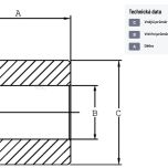 Redukční pouzdro třetího bodu, 22,4/28,4-63 mm