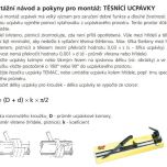 Šňůry TEMAPACK - Montážní pokyny