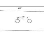 Oboustranná výměnná špička pravá 65x230x12 mm se 2 otvory 13 mm - KK053090N