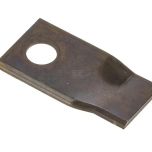 Nůž rotační sekačky levý 93 x 47 x 3 mm s otvorem O 19 mm (Kverneland, Taarup) - KT4189400001
