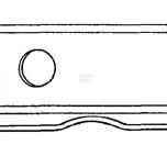 Nůž rotační sekačky 3 x 47 105 mm levý/pravý 105 x 47 x 3 mm s otvorem O 21 mm - VGCM120KR