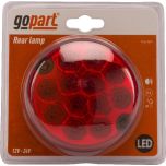 Zadní mlhové LED světlo, kulaté O 95 mm, 12/24 V - LA45021