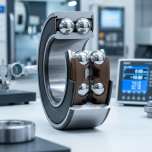 Produktový záběr - SKF 3203 A-2RS1TN9/MT33 Dvouřadé kuličkové ložisko s kosoúhlým stykem