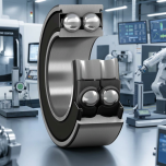 Produktový záběr - SKF 3311 A-2RS1/C3MT33 Dvouřadé kuličkové ložisko s kosoúhlým stykem