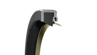 Stírací kroužek Trelleborg AT - 16 x 29 x 6.5 NBR + Metal