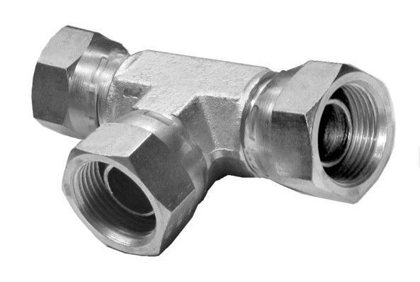 Hydraulické šroubení BSP - 3x1/4 T-spojka nastavitelná EVT DKR 1/4