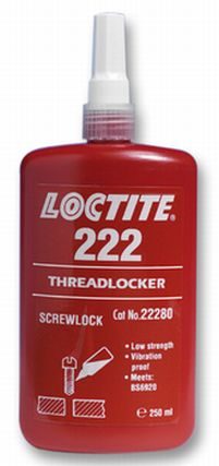 Loctite LOCTITE 222 Zajišťovač šroubů NP 250 ml